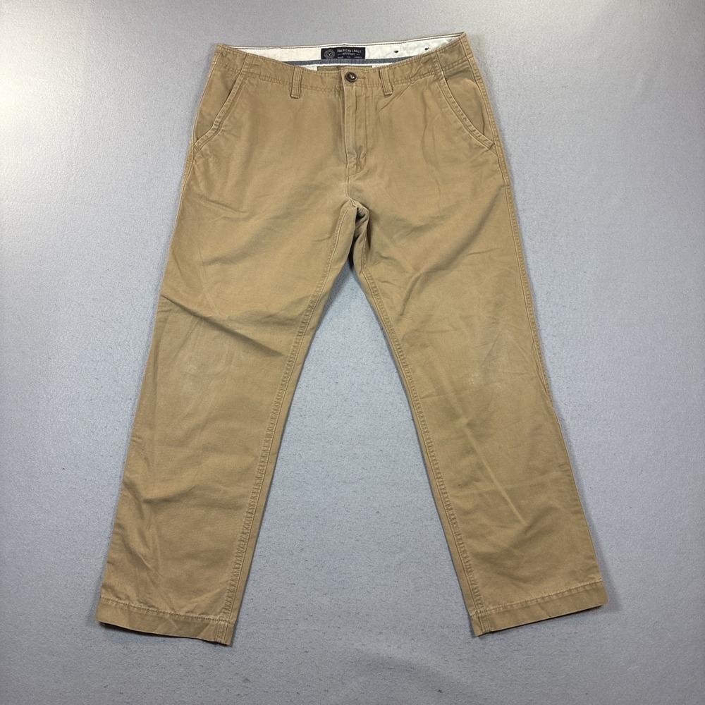 American Eagle Outfitters Pants Mens 34x32 Khaki Chino Casual Straight Leg